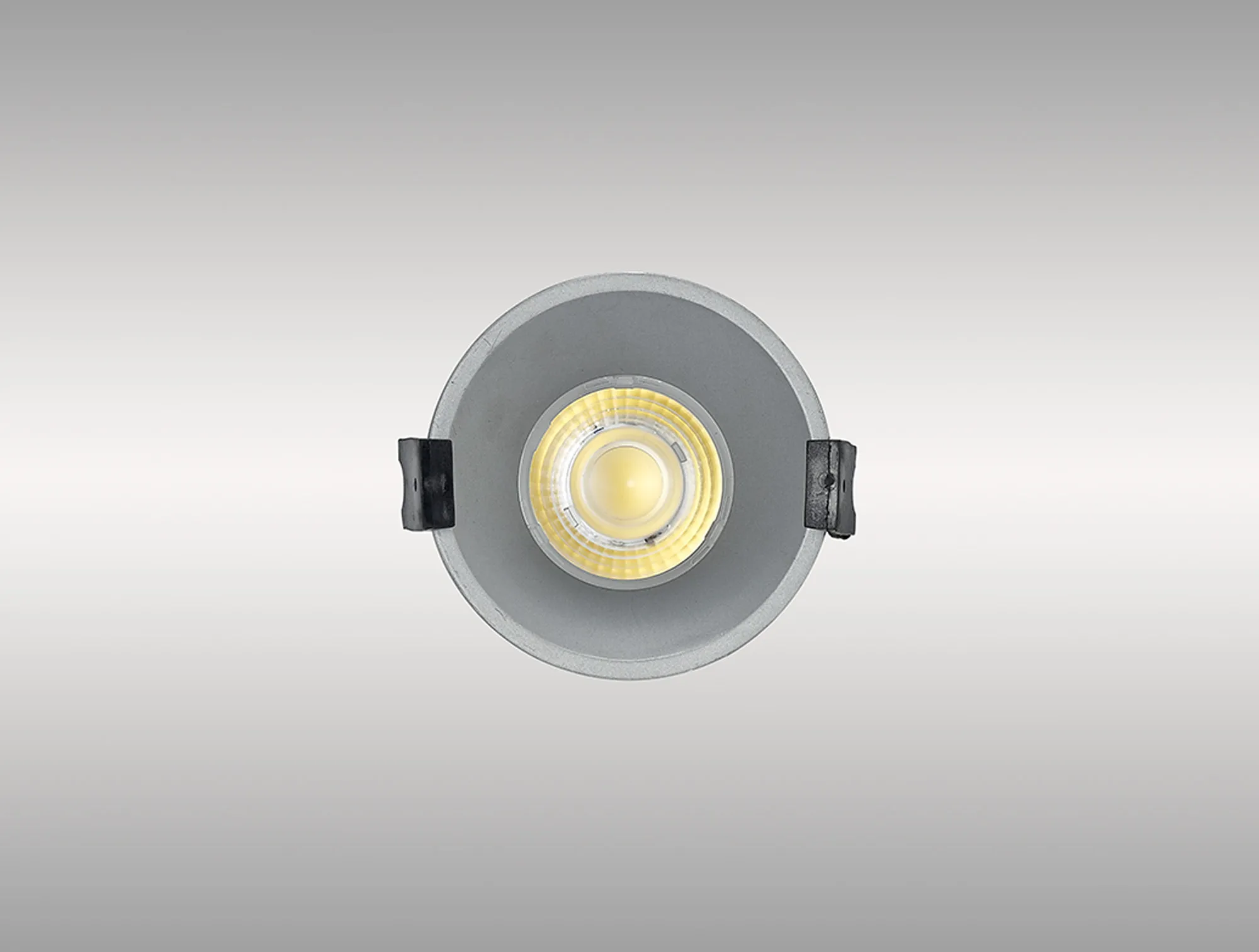 Bania 9 Powered by Tridonic  9W 2700K 770lm 24° CRI>90 LED Engine, 250mA Silver Fixed Recessed Spotlight, IP20 DM201640  Dlux Bania 9